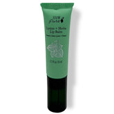 100% PURE Lisina + Hierbas bálsamo labial; aplicación suave para hidratar labios irritados.