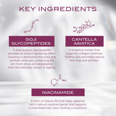 Sección inferior de la mascarilla Celestial para aportar plenitud a la piel