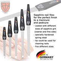 3 Swords Germany pulidor uñas 3 caras: acabado profesional en cada uso