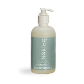 Shampoo 39° North frasco-eucalipto-lavanda, aroma calmante para uso diario.