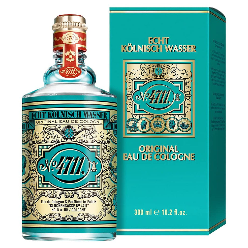 4711 perfume de hombre, notas cítricas y frutadas, ideal para uso diario.