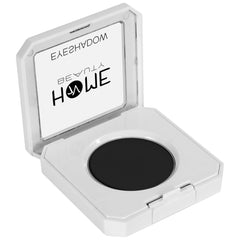 Sombra de ojos 7V HOME BEAUTY mate negra, portátil y lista para llevar en el bolso.