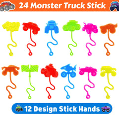 Diseños únicos de camión monstruo, 12 opciones con 91STICKYHAND