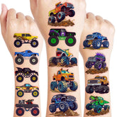 Tatuajes Monster Truck 91TATTOOS: variedad de diseños para fiestas infantiles.