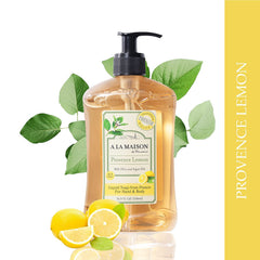 A LA MAISON Provence Limón, aceites vegetales que cuidan la piel.