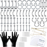 A-minusone set 84 piezas para perforaciones, kit completo para múltiples usos.