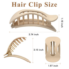 Aaiffey clip plano comodidad de todo el día con diseño que se adapta a la cabeza