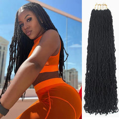 Aayubb Soft Locs 20 pulgadas con aspecto natural para uso diario.
