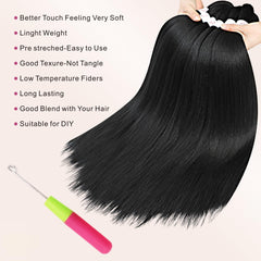 Abrastin cabello apto para trenzas y twists senegaleses