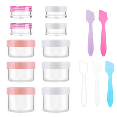 Accmor envases de cosméticos transparentes para viaje, fáciles de identificar.