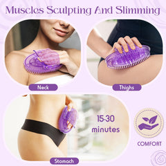 Acellegic cepillo meridiano masaje espalda para alivio muscular