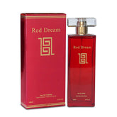 A CENTER Red Dream fragancia, botella frontal, aroma floral para uso diario