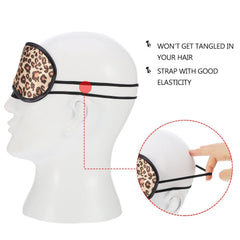 Acfun mascarilla leopardo con almohadilla nasal para sombreado eficaz.