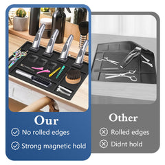 Acfunique tapis barbiers anti-dérapant assure stabilité des outils.