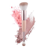 Pincel ACMEBEAUTY de doble extremo para rubor, aplicación suave y uniforme
