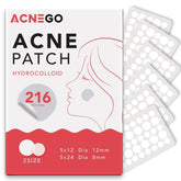 AcneGo parches hidrocoloides 8mm, cobertura precisa para puntos inflamados durante la noche.