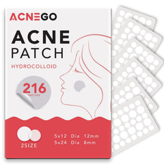 AcneGo parches hidrocoloides 8mm, cobertura precisa para puntos inflamados durante la noche.