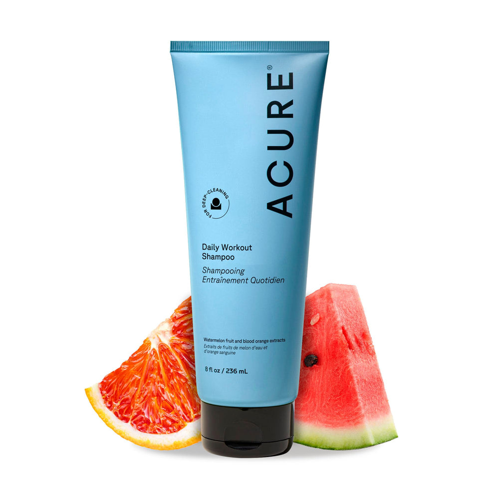 Champú diario Acure con sandía para entrenamiento: hidrata el cabello sin engrasarlo