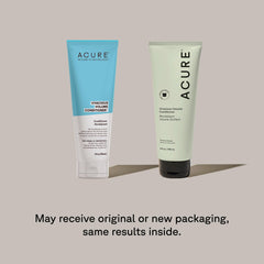 Acure Acondicionador Volumen Vivaz: textura mejorada para cabello fino tras la aplicación.