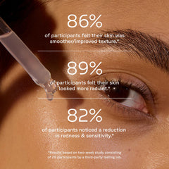 Acure Zombie Cell suero clarificador con gotero facilita la aplicación suave.