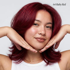 Adore color rubí rojo, aplicación suave en casa para todo tipo de cabello.
