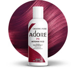 Adore Color Semipermanente 071 Rojo Intenso: color vibrante y duradero para el cabello.