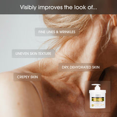 Advanced Clinicals Collagène Lotion Corps : peau repulpée et revitalisée.