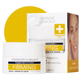 Advanced Clinicals contorno de ojos con retinol, botella presenta aplicación suave