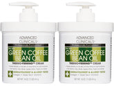 Advanced Clinicals lotion corps café vert hydratation et fermeté potentielles
