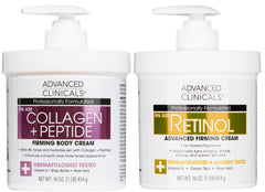 Advanced Clinicals Retinol Cream frasco frontal para hidratación profunda.