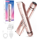 Afeitadora Aedicce bikini-trimmer con cabeza dual para afeitado cómodo y preciso