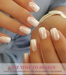 Pegatinas de gel Aegenacess para uñas adherentes y prácticas