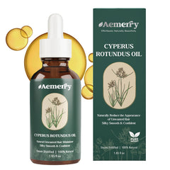 Aemerry Aceite Cyperus Rotundus en frasco, cuidado diario suave