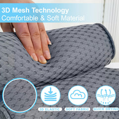 AEROiVi: almohada lavable a máquina y secado rápido para mayor higiene.