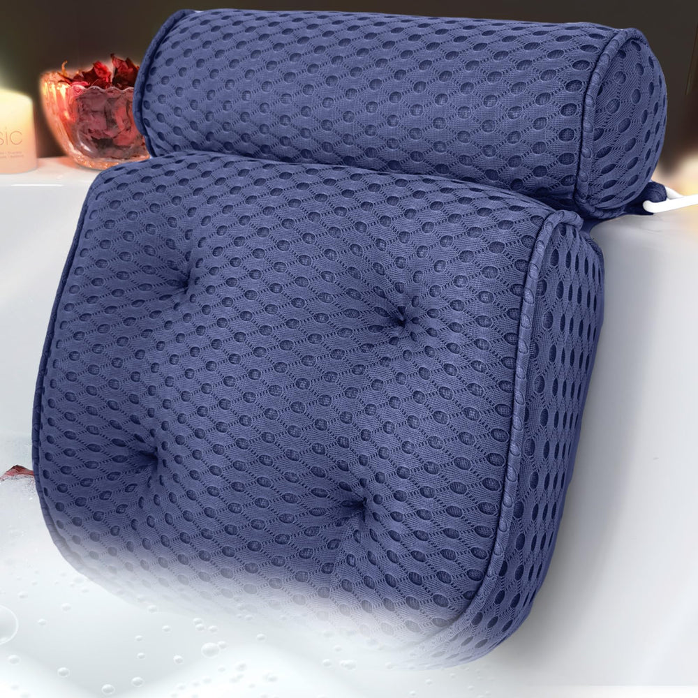 AEROiVi almohada de baño con malla transpirable para secado rápido