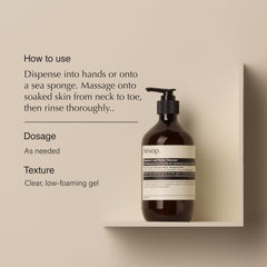 Aesop Shampoing Feuille de Géranium, flacon élégant pour cheveux propres et parfumés