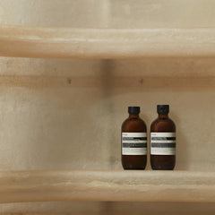 Aesop limpiador increible, rostro tras lavado, sensación fresca y equilibrada