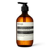 Aesop Resurrection Aromatique jabon manos frasco, limpieza suave para piel sensible
