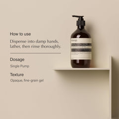 Aesop Resurrection Mains – Recharge pratique pour prolonger votre expérience lavage.