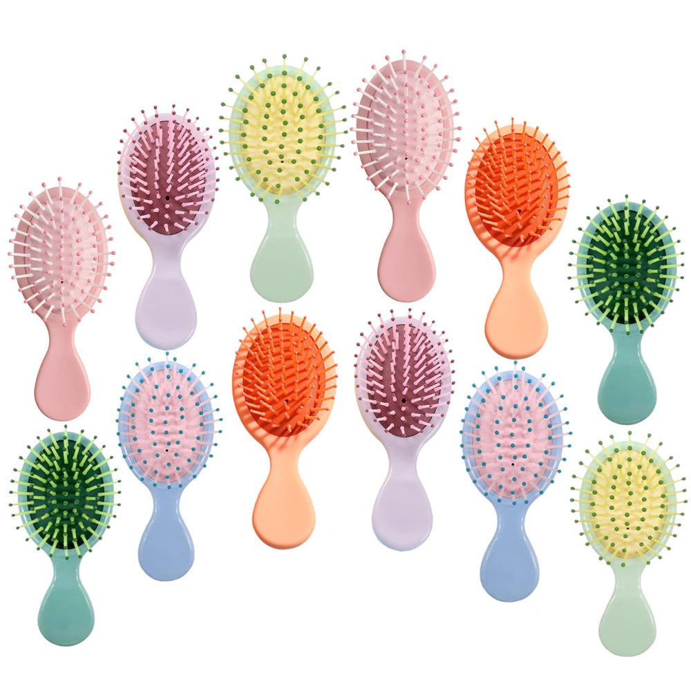 Brosse aespako mini, lot de 12, idéale pour voyage et rangement pratique.