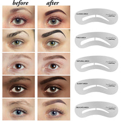 Aesthetica plantillas cejas 5 formas clásicas y atemporales.