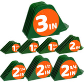 AFANSO guardas para cortapelos de 3 pulgadas, acabado verde para corte uniforme