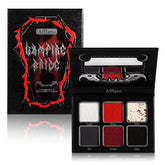 Afflano Paleta gótica roja sangrienta para estilos de vampiro o fiesta de disfraces.