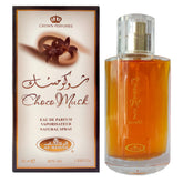 AFLUXE Choco Almizcle frasco frontal para un aroma distintivo en momentos especiales.