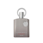 Afnan Supremacía No Solo Intenso, botella frontal para presencia elegante y duradera.
