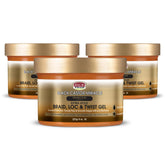 African Pride Black Castor Miracle, gel para trenzas, controla el frizz y aporta brillo.