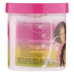 Botella de 15 onzas de African Pride Dream Kids Olive Miracle para uso diario.