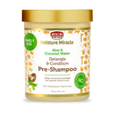 African Pride Moisture Miracle: botella con agua de coco para suavizar rizos
