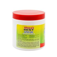 Africa's Best Super Gro Acondicionador aplicación suave para cabello saludable