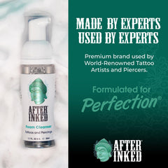 After Inked: espuma limpiadora para piercings, mantenimiento seguro